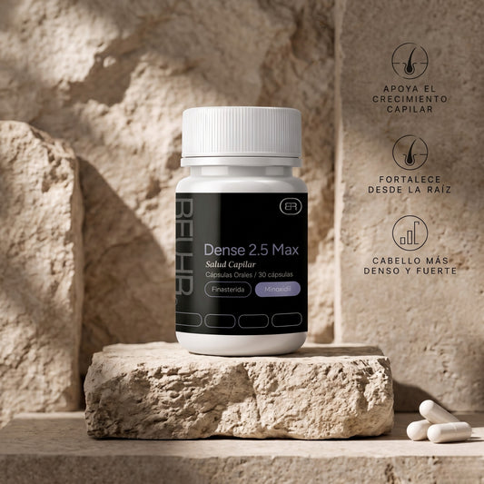 DENSE MAX 2.5mg Control de caída de cabello - Cápsulas - Beuhr