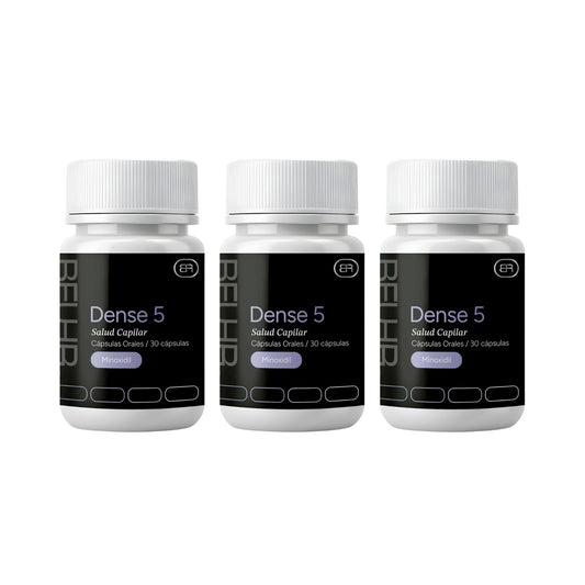 DENSE 5mg Control de caída de cabello - Cápsulas - Beuhr