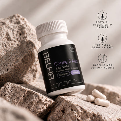 DENSE MAX 5mg Control de caída de cabello - Cápsulas - Beuhr